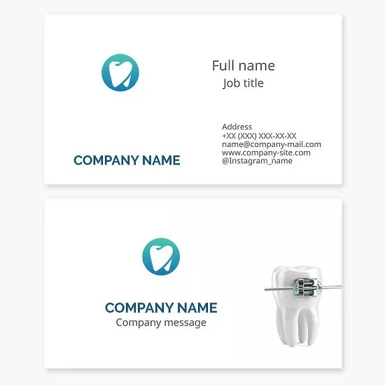 Dental Healthcare Business Card Template