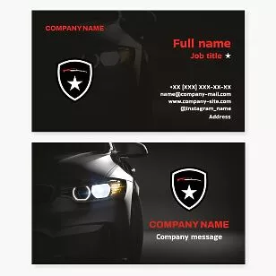 Automotive Business Card