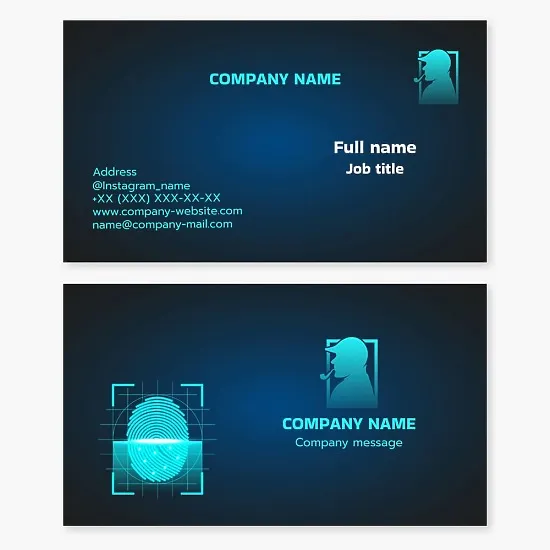 Private Detective | Sherlock Holmes | Detective Business Card Template