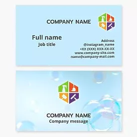 Cleaning Service Business Card Template