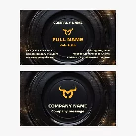 Audio Speaker Business Card