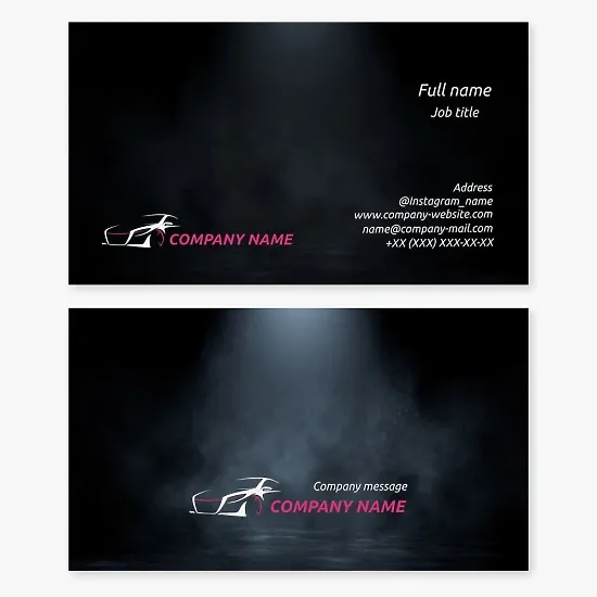 Automotive Business Card Template