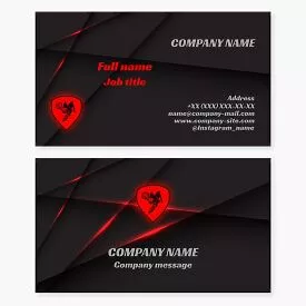 Dirt Bike Motocross Business Card Template