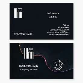 Skateboarder business card template. Sales, skateboard repair, skateboarding training.