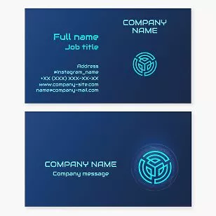 Global Networking Business Card Template