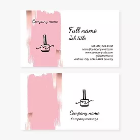 Nail Salon Business Card