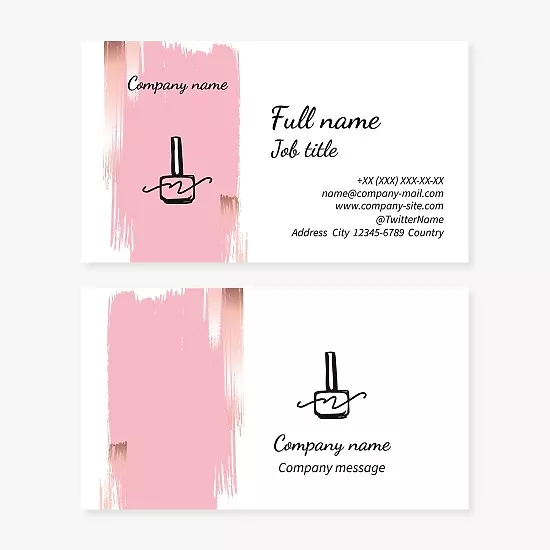 Nail Salon Business Card