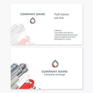 Plumbing Business Card Template