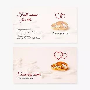 Wedding Ring Business card