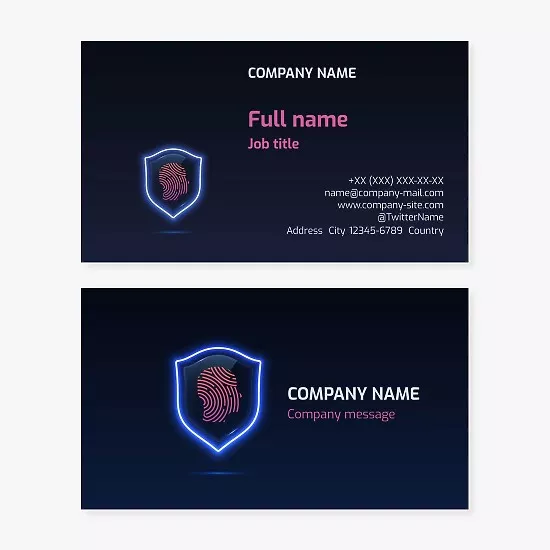 Web Security Business Card