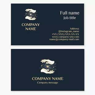 Fortune Teller Business Card Template