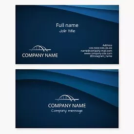 Bridge Logo | Architecture Business Card Template