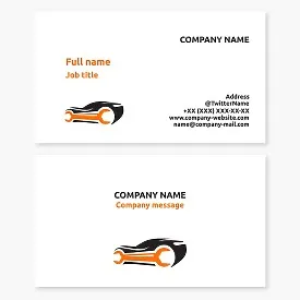 Automotive Repair Business Card Template