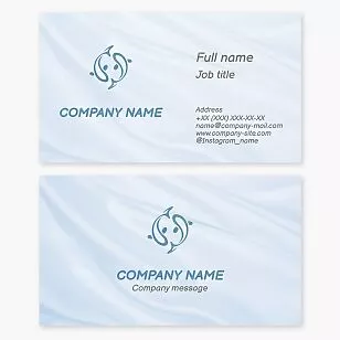 Fish Logo Business Card Template