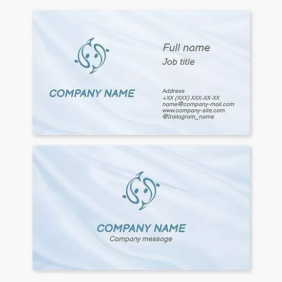 Fish Logo Business Card Template