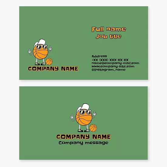 Basketball | Coach Business Card Template