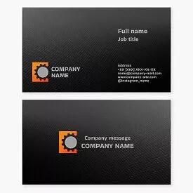 Cogwheel Logo Business Card Template