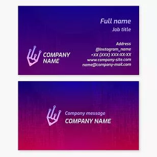 Pencil Tech Logo | Technology Business Card Template