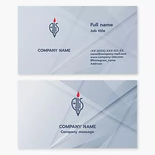 Abstract Business Card Template