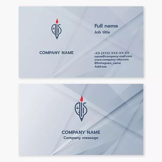 Abstract Business Card Template