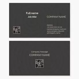 Stone Masonry Business Card Template