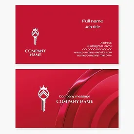Business card template Real estate and rental housing