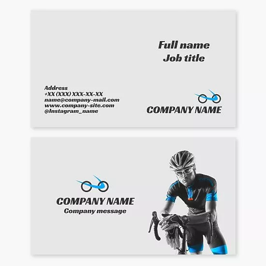 Cycling Shop Business Card Template