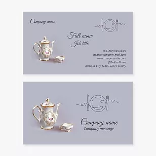 Antique Shop Business Card