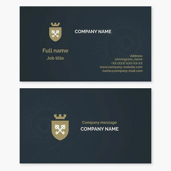 Real Estate Business Card Template