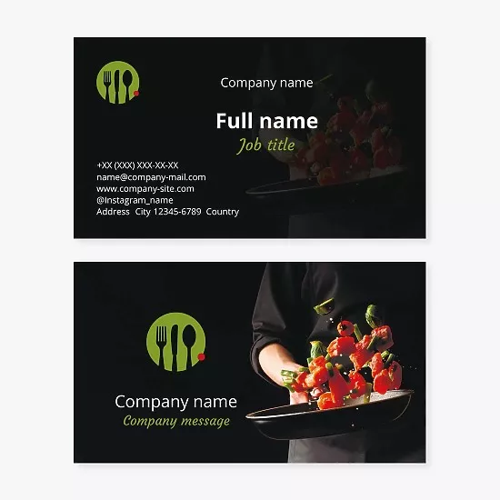 Cooking Business Card