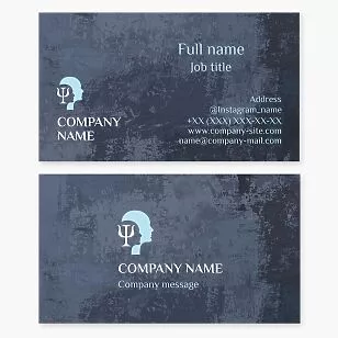 Psychology Business Card Template