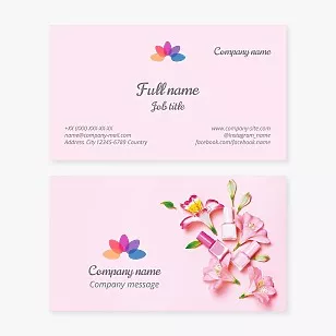 Nail Salon Business Card