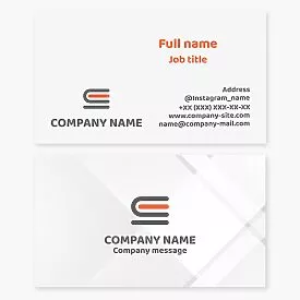 Abstract Book Business Card Template