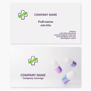 Pharmaceutical Business Card Template