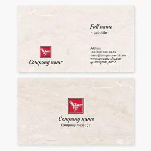 Granite Marble Business Card Template