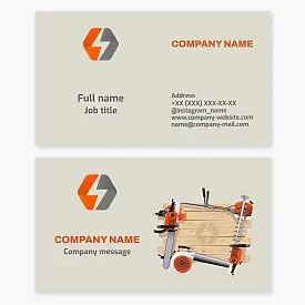 Business card template Power Tools
