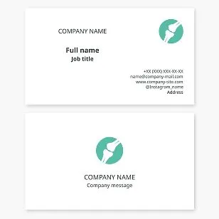 Business card template. Traumatologist-orthopedist. Human bones.