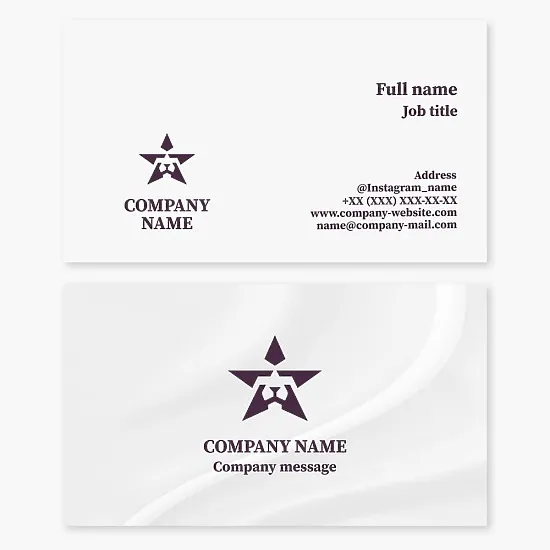 Lion Star Logo | Business Card Template