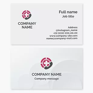 Medical Phone Logo | Business Card Template