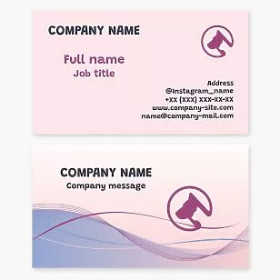 Pet Sitting Service Business Card Template