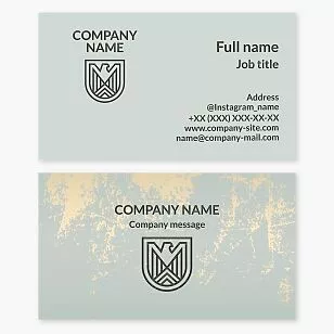 Eagle Shield Logo | Security Services | Business Card Template