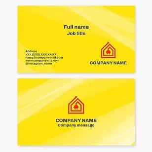 Home Electricity | Electrician Business Card Template