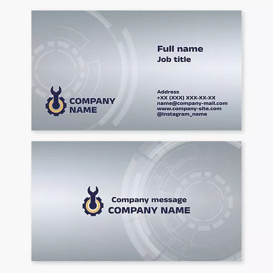 Engineering Business Card Template