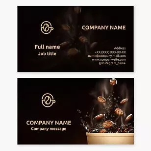 Coffee Cafe Business Card Template