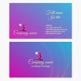 Ballet Dance Studio Business Card Template