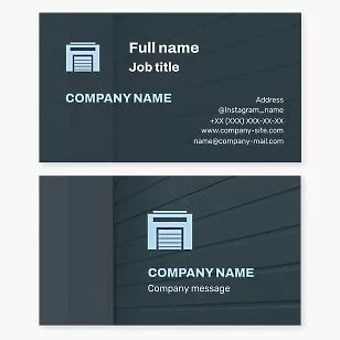 Garage Business Card Template