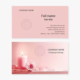 Candle Business Card