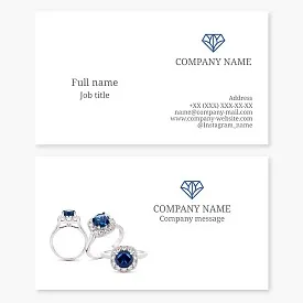 Jewelry Business Card Template