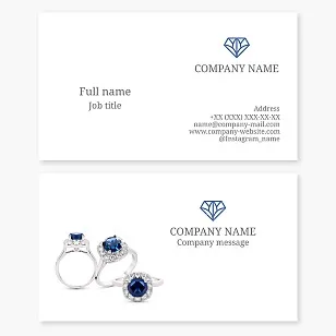 Jewelry Business Card Template