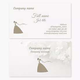 Bridal Shop Business Card Template